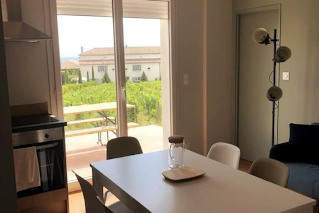 Petit Gite De Javernieres Rez De Jardin Villie Morgon Bagian luar foto